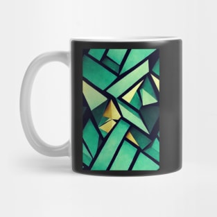 Jewel Pattern - Green Emerald, for a bit of luxury in your life! #5 Mug